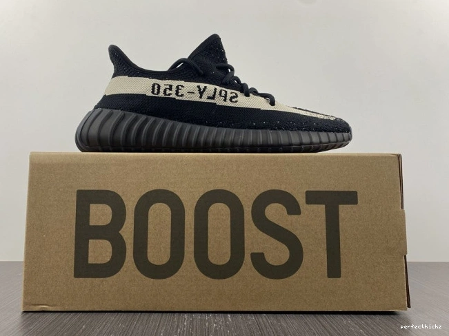 Black Yeezy Adidas V2 350 Core White Boost BY1604 0730